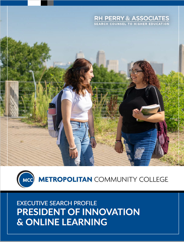 Cover Picture of the Executive Search Profile with embedded link to the pdf