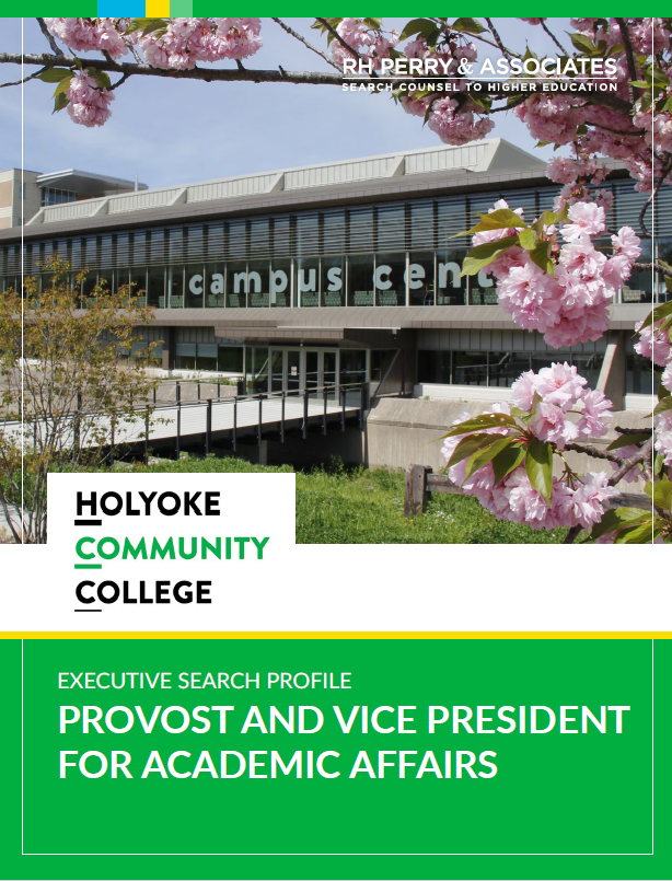 Job Description Provost Position at Holyoke Community College