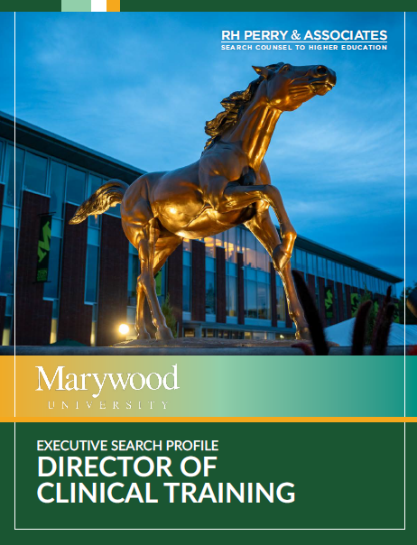 Executive Search Profile for the Director of Clinical Training for Marywood University