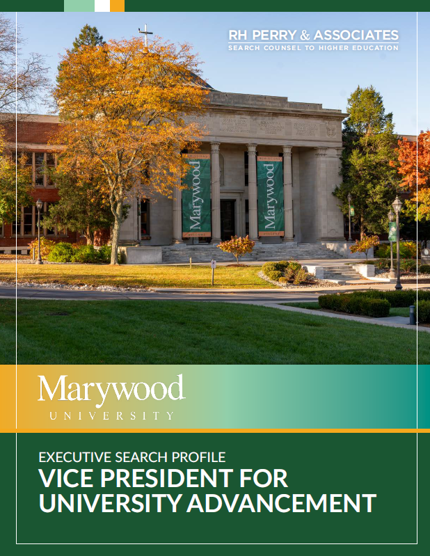 Marywood University Vice President for University Advancement Executive Search Profile