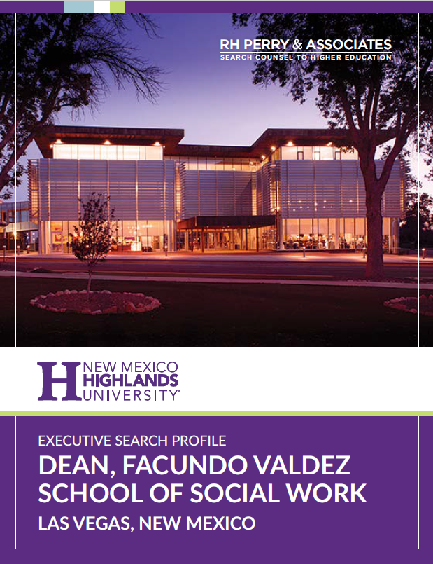 New Mexico Highlands University Dean Social Work Executive Search Profile