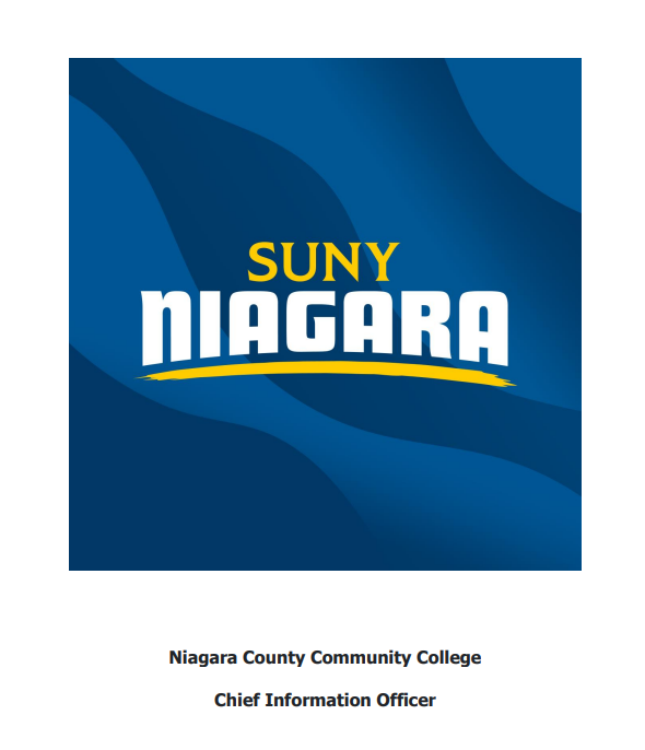 Job Description Niagara County Community College Chief Information Officer
